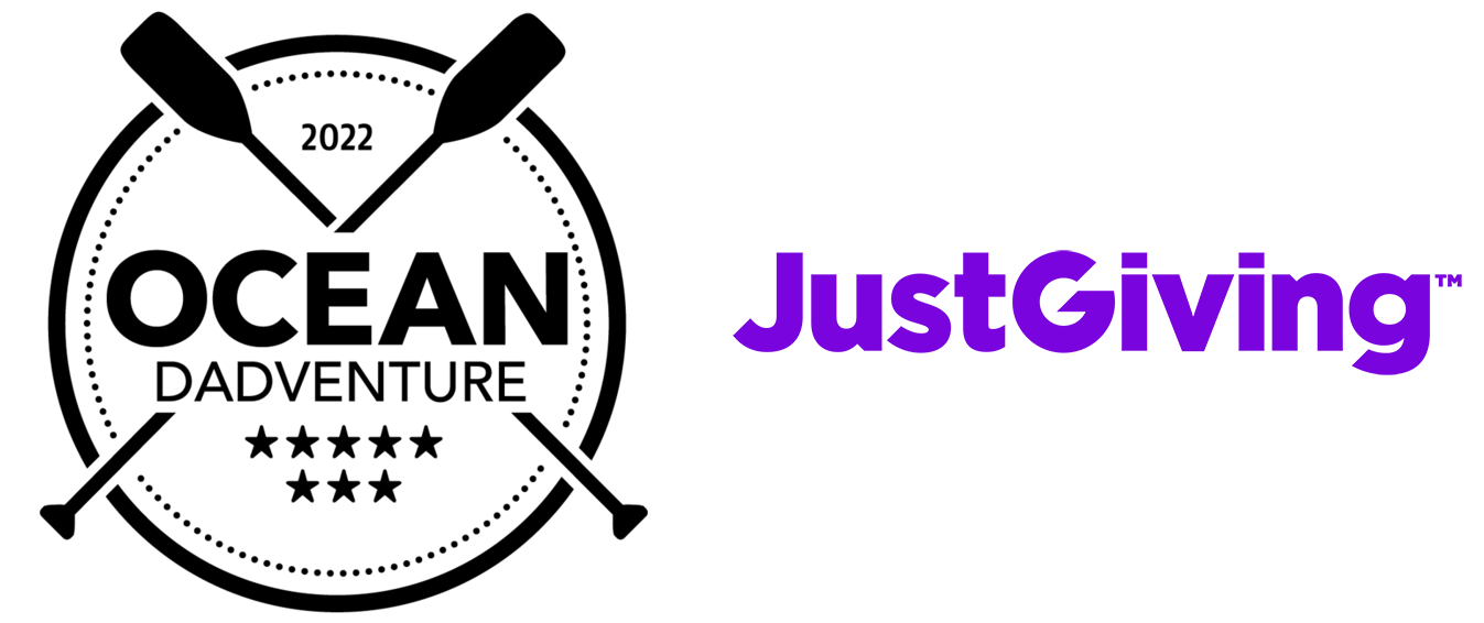 Ocean Dadventure / JustGiving logo